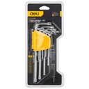 Set šesterokutnih ključeva Torx 1,5-10 mm Deli Tools EDL3091 (srebrni)