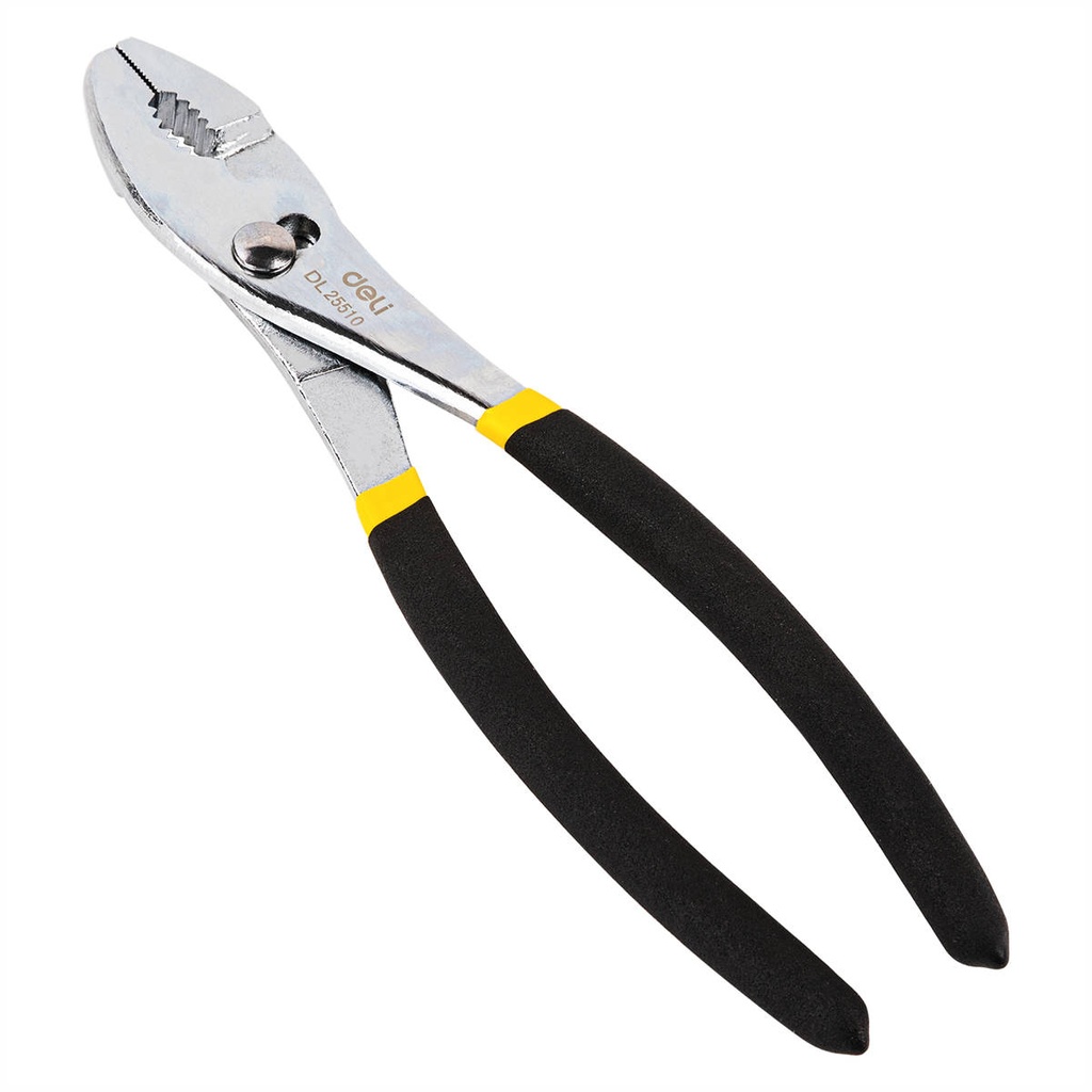 Kliješta za klizne spojeve Deli Tools EDL25510 10'' (crno-žuta)