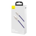 USB kabel za Lightning Baseus Cafule, 2.4A, 2m (ljubičasti)