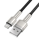 USB kabel za Lightning Baseus Cafule, 2.4A, 0,25m (crni)