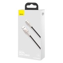 USB kabel za Lightning Baseus Cafule, 2.4A, 0,25m (crni)