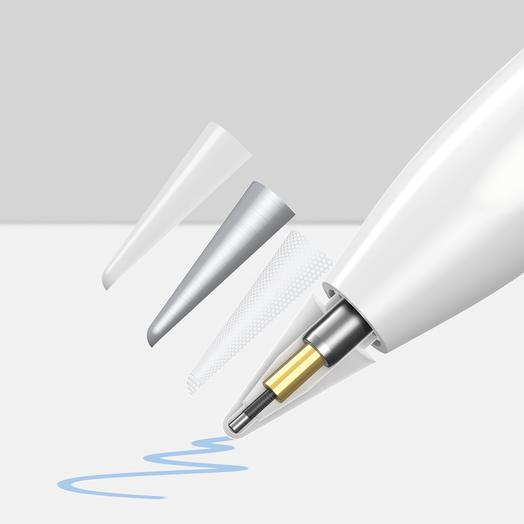 Baseus Smooth Writing Capacitive Stylus Tips, Apple Pencil 1&2 (2 kom.)