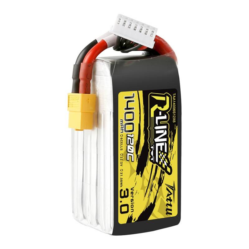 Baterija Tattu R-Line 3.0 1400mAh 22.2V 120C 6S1P XT60