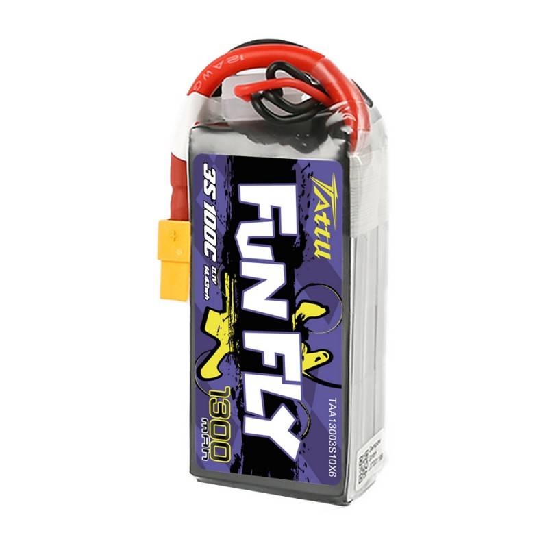 Baterija Tattu Funfly 1300mAh 11,1V 100C 3S1P