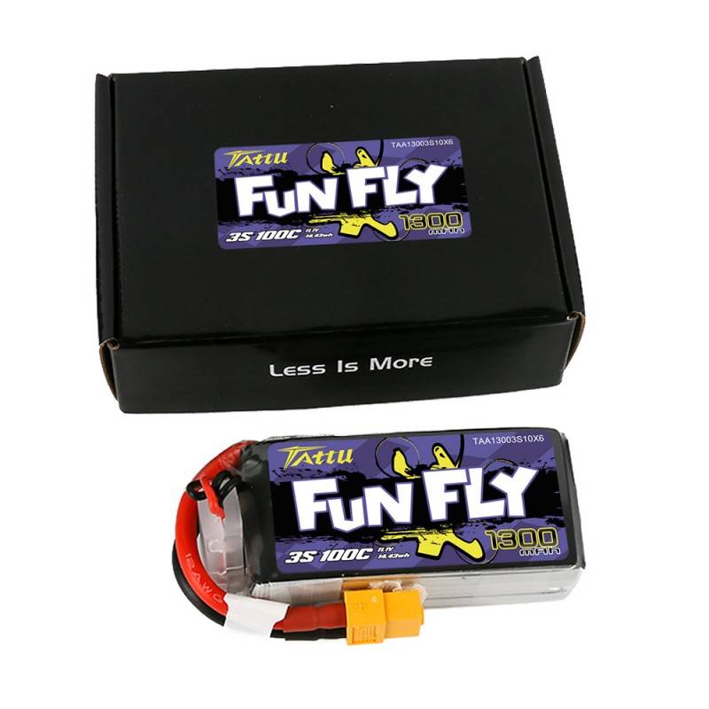 Baterija Tattu Funfly 1300mAh 11,1V 100C 3S1P