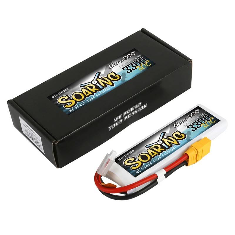 Baterija Gens Ace Soaring 3300mAh 7.4V 30C 2S1P XT90