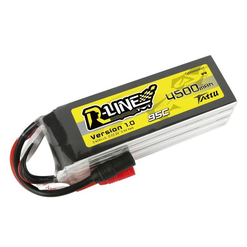 Baterija Tattu R-Line 4500mAh 22.2V 95C 6S1P FPV AS150