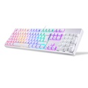 Mehanička tipkovnica Motospeed CK107 RGB (bijela)