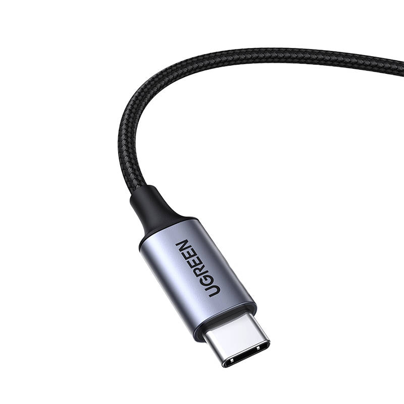 USB-C kabel UGREEN CM450 na 3,5 mm AUX mini jack, 1 m (crni)