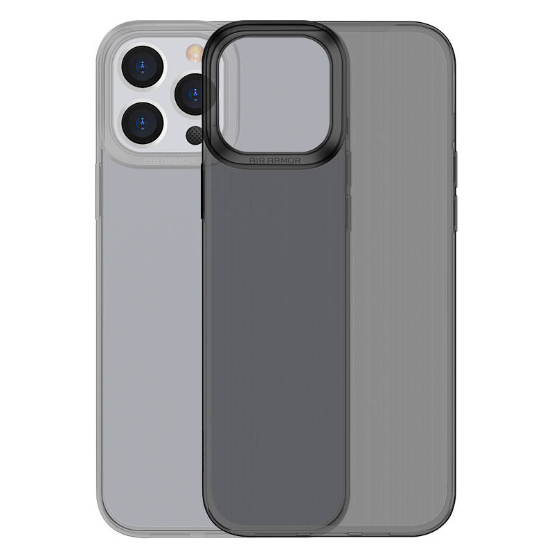 Baseus Simple Transparent Case za iPhone 13 Pro Max (siva)