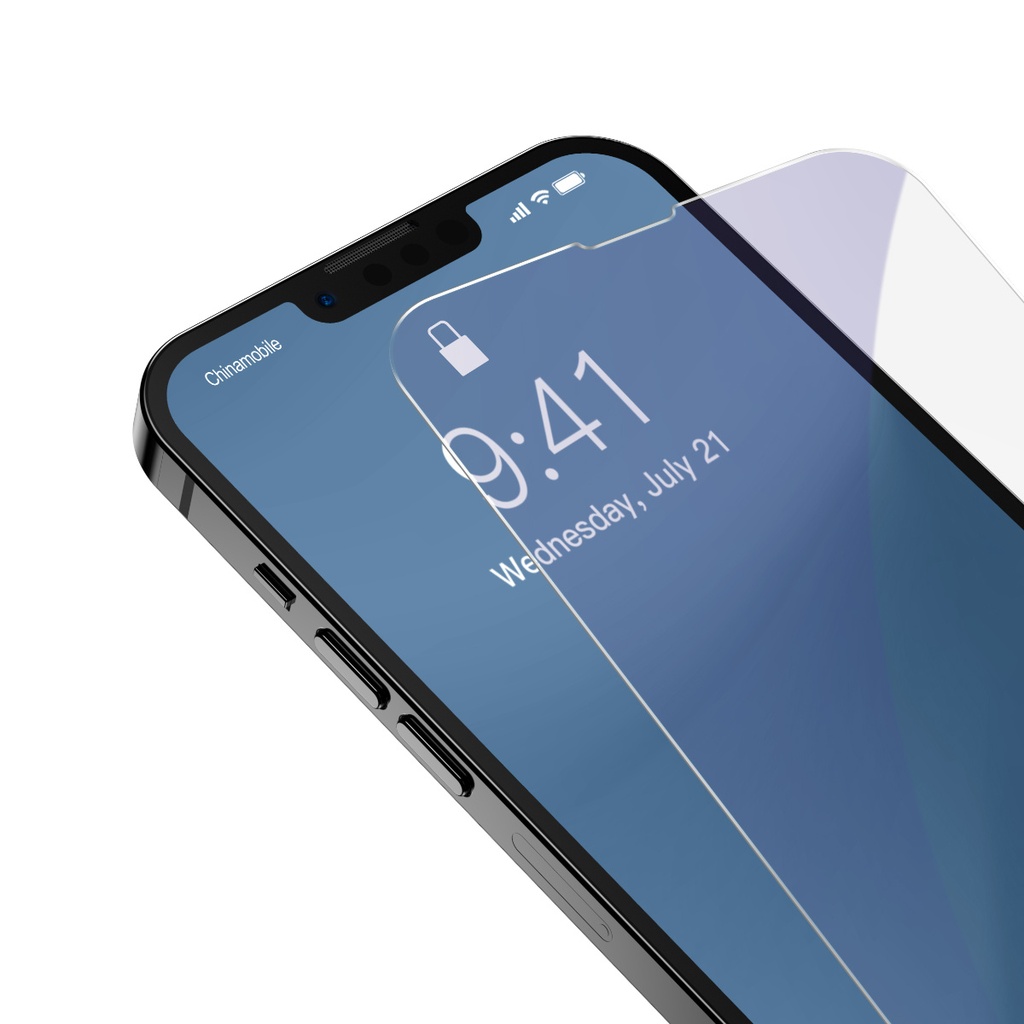 Baseus kaljeno staklo Anti-blue 0,3 mm za iPhone 13 Pro Max (2kom)