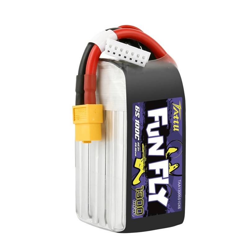 Baterija Tattu Funfly 1300mAh 22,2V 100C 6S1P XT60