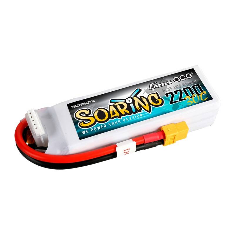 Baterija GensAce Soaring LiPo 2200mAh 14.8V 30C 4S1P