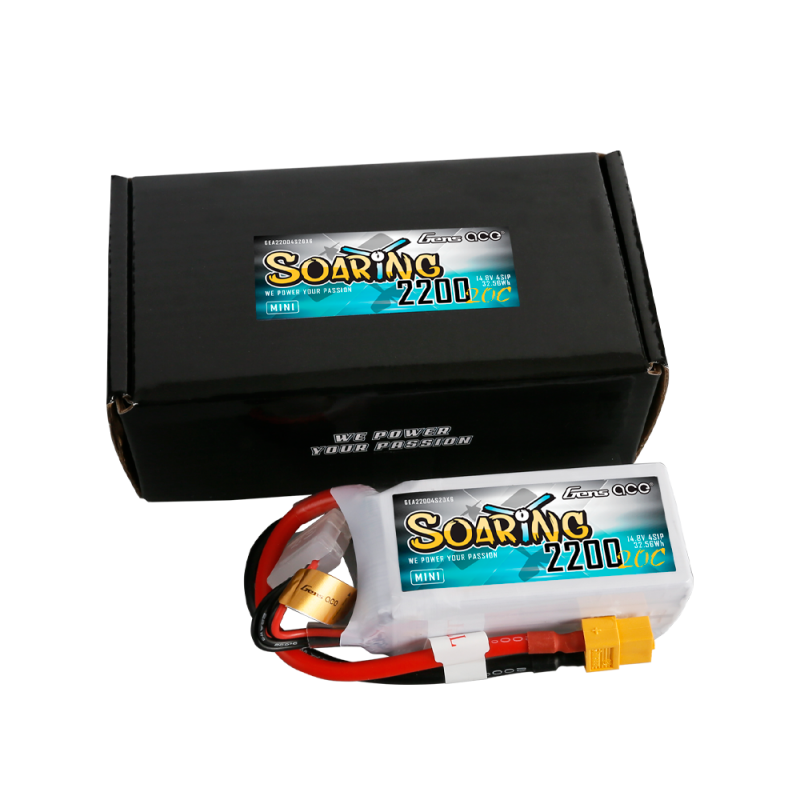 Baterija GensAce Soaring Mini LiPo 2200mAh 14.8V 20C 4S1P XT60