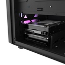 Kućište za računalo Darkflash DK300M Micro-ATX s 3 ventilatora (crno)