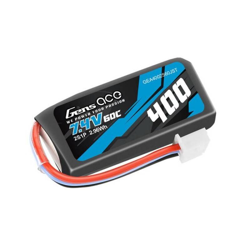 Baterija Gens Ace 400mAh 7.4V 60C 2S1P JST