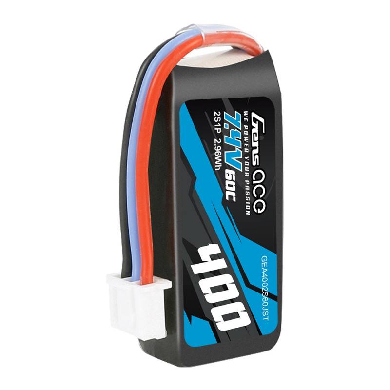 Baterija Gens Ace 400mAh 7.4V 60C 2S1P JST