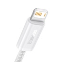 Baseus Dynamic kabel USB na Lightning, 2.4A, 1m (bijeli)