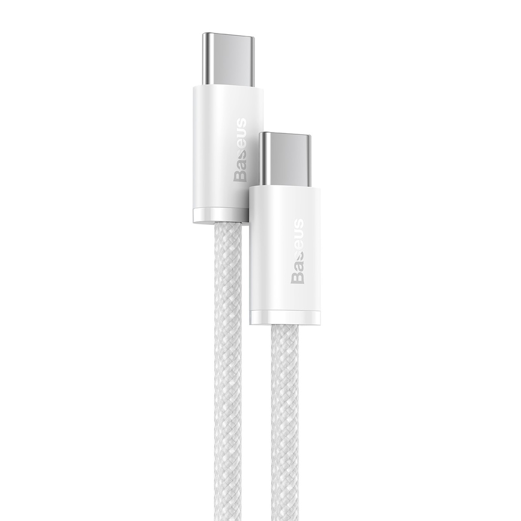 Kabel USB-C na USB-C Baseus, 100W, 2m (bijeli)