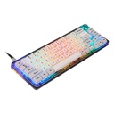 Mehanička gaming tipkovnica Motospeed CK69 RGB (bijela)