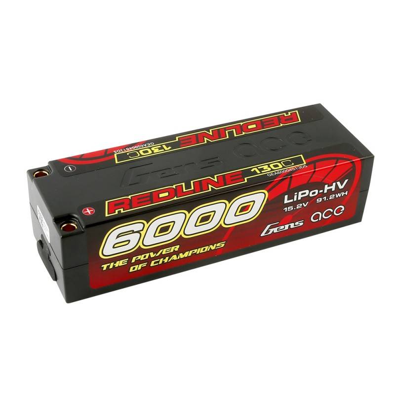 Gens baterije Ace Redline 6000mAh 15,2V 130C 4S1P HardCase HV LiPo