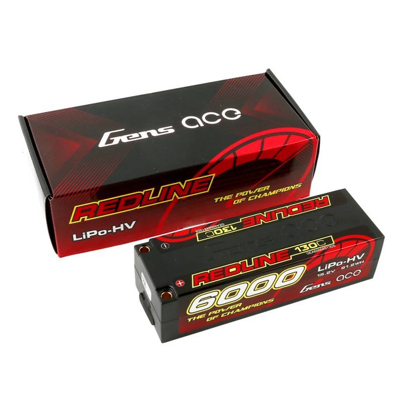 Gens baterije Ace Redline 6000mAh 15,2V 130C 4S1P HardCase HV LiPo