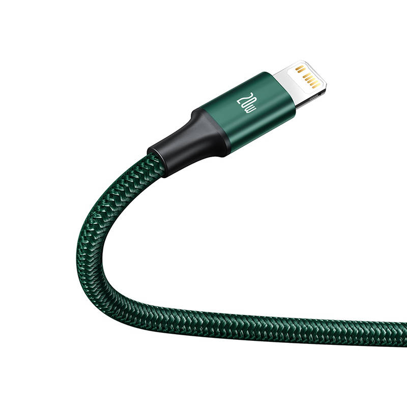 Baseus Rapid Series 3-u-1 kabel USB-C za M+L+T 20W 1,5m (zeleni)