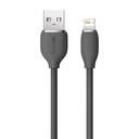 Baseus Jelly kabel USB na Lightning, 2,4A, 1,2m (crni)