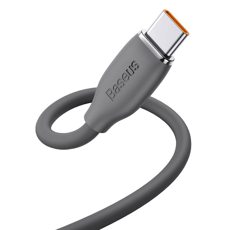 Baseus Jelly kabel USB na USB-C, 100W, 1,2m (crni)