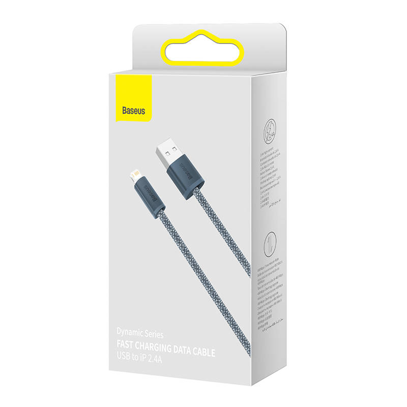 Baseus Dynamic Series kabel USB na Lightning, 2.4A, 1m (sivo)