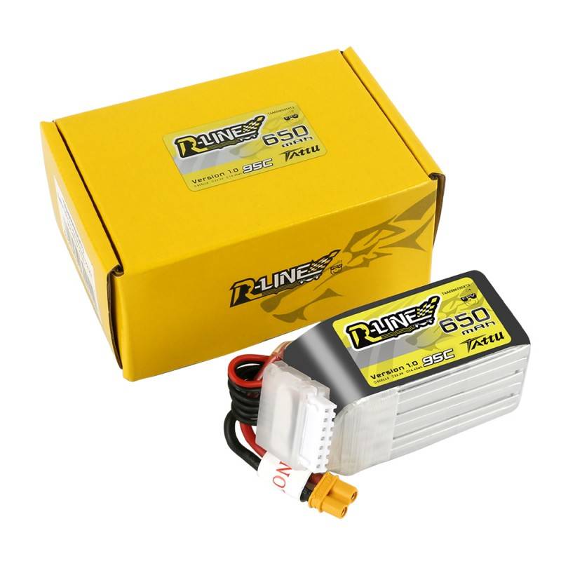 Baterija Tattu R-Line 650mAh 22,2V 95C 6S1P XT30U-F