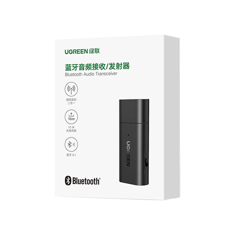 UGREEN CM523 Audio adapter, USB-A na priključak 3,5 mm, Bluetooth 5.1 (crni)