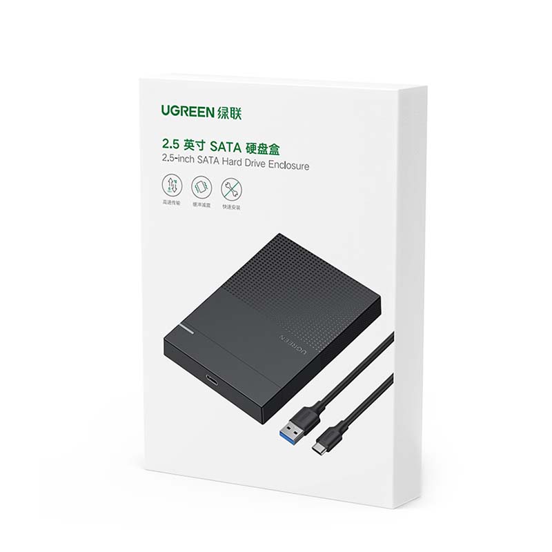 2,5" vanjsko HDD/SSD kućište UGREEN CM471, USB-A 3.2 Gen 1 5Gbps (crno)