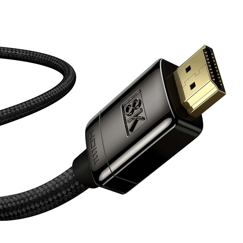 Baseus High Definition Series HDMI 2.1 kabel, 8K 60Hz, 3D, HDR, 48Gbps, 2m (crni)