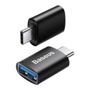 Baseus Ingenuity USB-C na USB-A adapter OTG (crni)