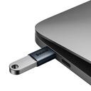 Baseus Ingenuity USB-C na USB-A adapter OTG (plavi)