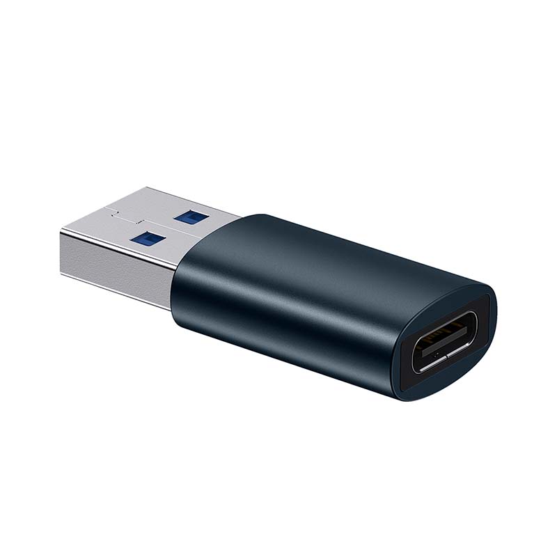 Baseus Ingenuity USB-A na USB-C adapter OTG (plavi)