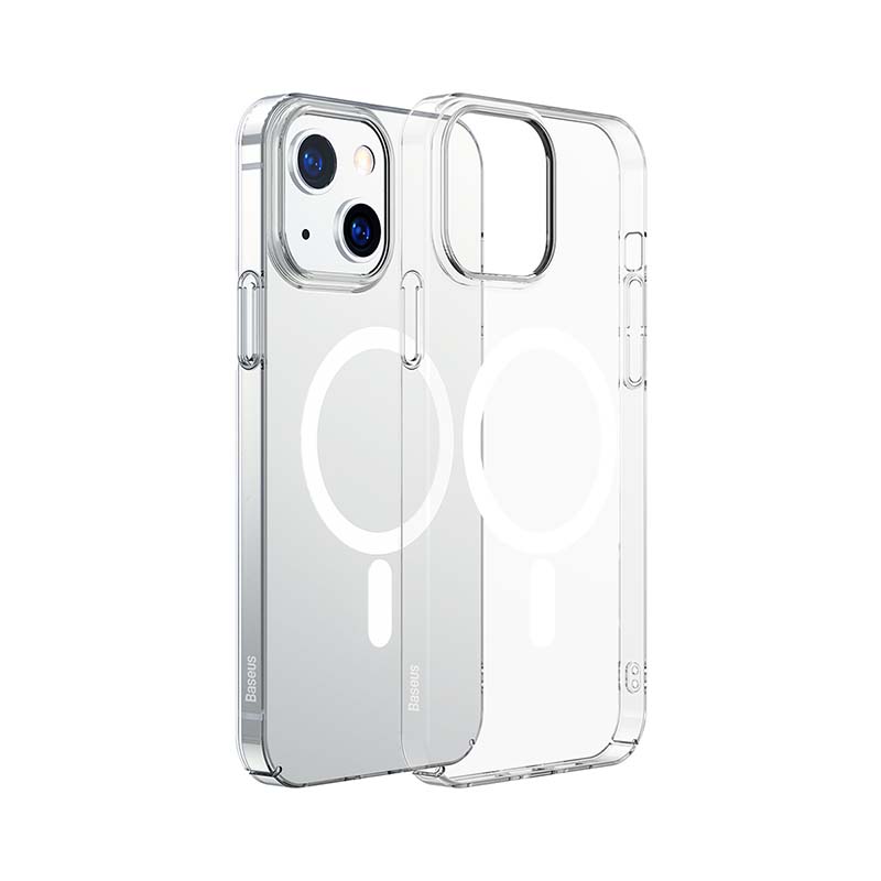 Baseus Crystal Magnetic Glass Case za iPhone 13 (prozirno) + kaljeno staklo