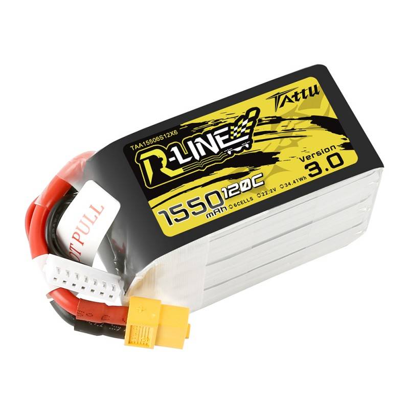 Baterija Tattu R-Line 3.0 1550mAh 22.2V 120C 6S1P XT60