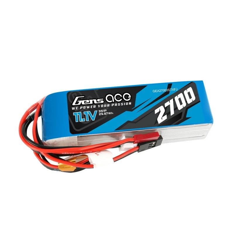 Baterija Gens Ace 2700mAh 11,1V TX 3S1P Futaba/JST-XHR/JST-SYP