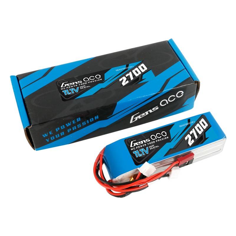 Baterija Gens Ace 2700mAh 11,1V TX 3S1P Futaba/JST-XHR/JST-SYP