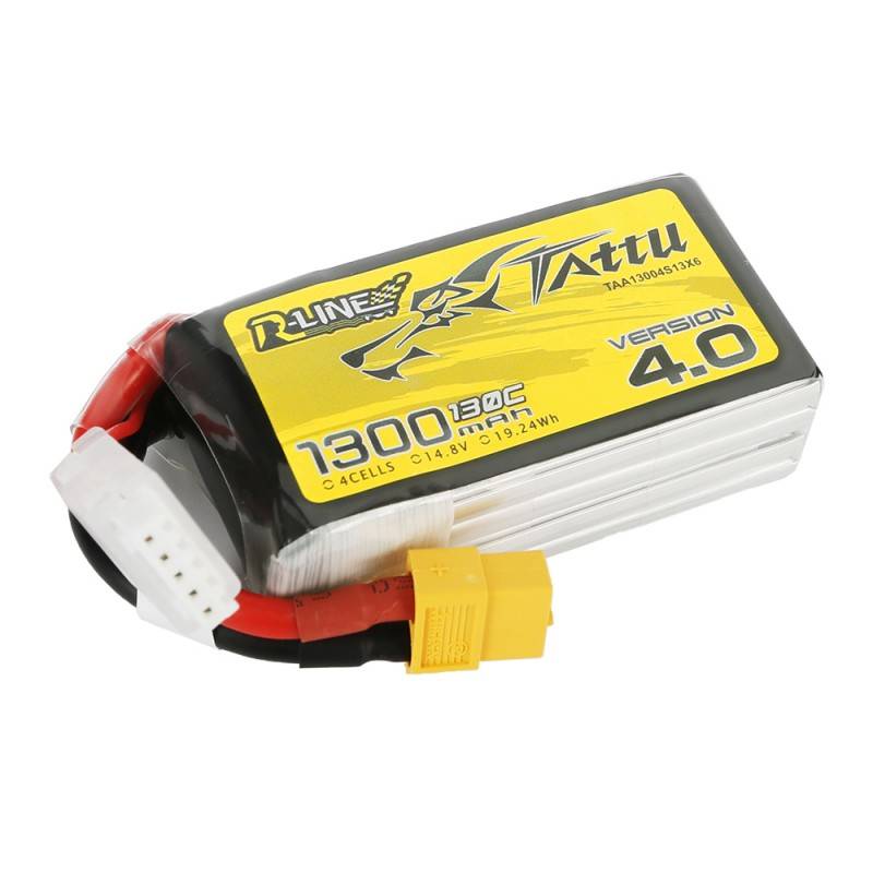 Baterija Tattu R-Line Verzija 4.0 1300mAh 14,8V 130C 4S1P XT60