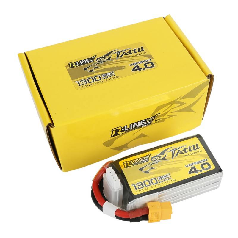 Baterija Tattu R-Line Verzija 4.0 1300mAh 14,8V 130C 4S1P XT60