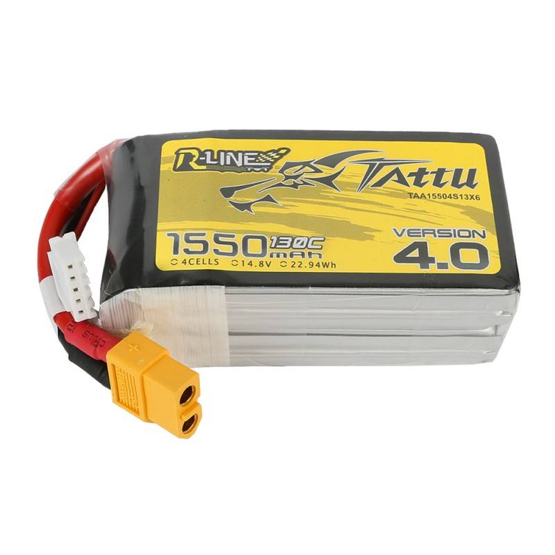 Baterija Tattu R-Line Verzija 4.0 1550mAh 14,8V 130C 4S1P XT60