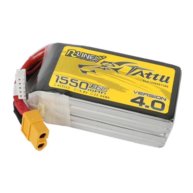 Baterija Tattu R-Line Verzija 4.0 1550mAh 14,8V 130C 4S1P XT60