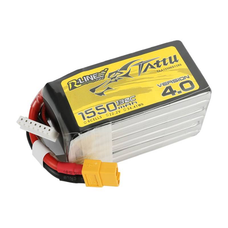 Baterija Tattu R-Line 4.0 1550mAh 22.2V 130C 6S1P XT60