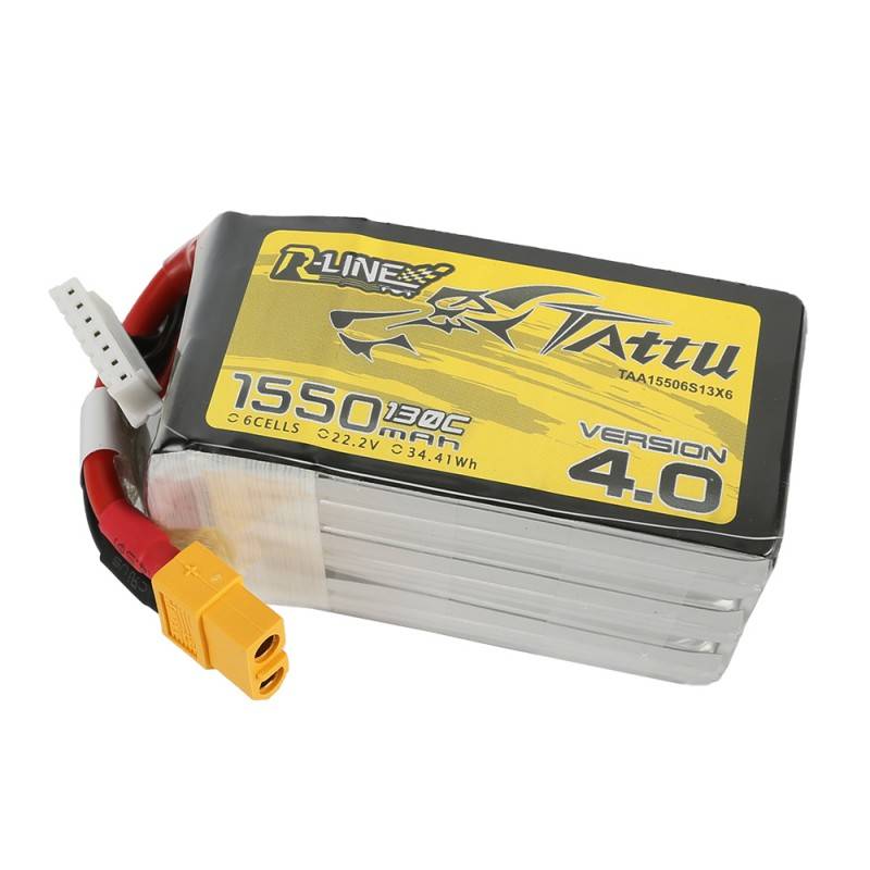 Baterija Tattu R-Line 4.0 1550mAh 22.2V 130C 6S1P XT60