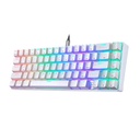 Mehanička gaming tipkovnica Motospeed CK67 RGB (bijela)