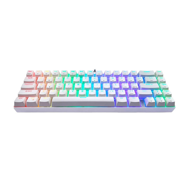 Mehanička gaming tipkovnica Motospeed CK67 RGB (bijela)