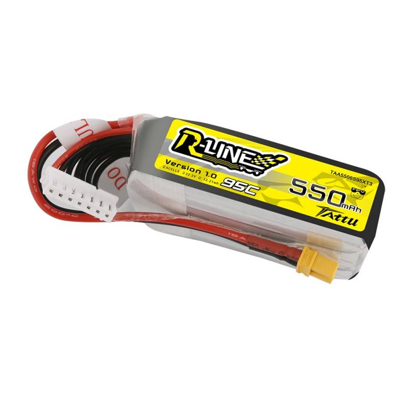 Baterija Tattu R-Line 550mAh 22.2V 95C 6S1P XT30